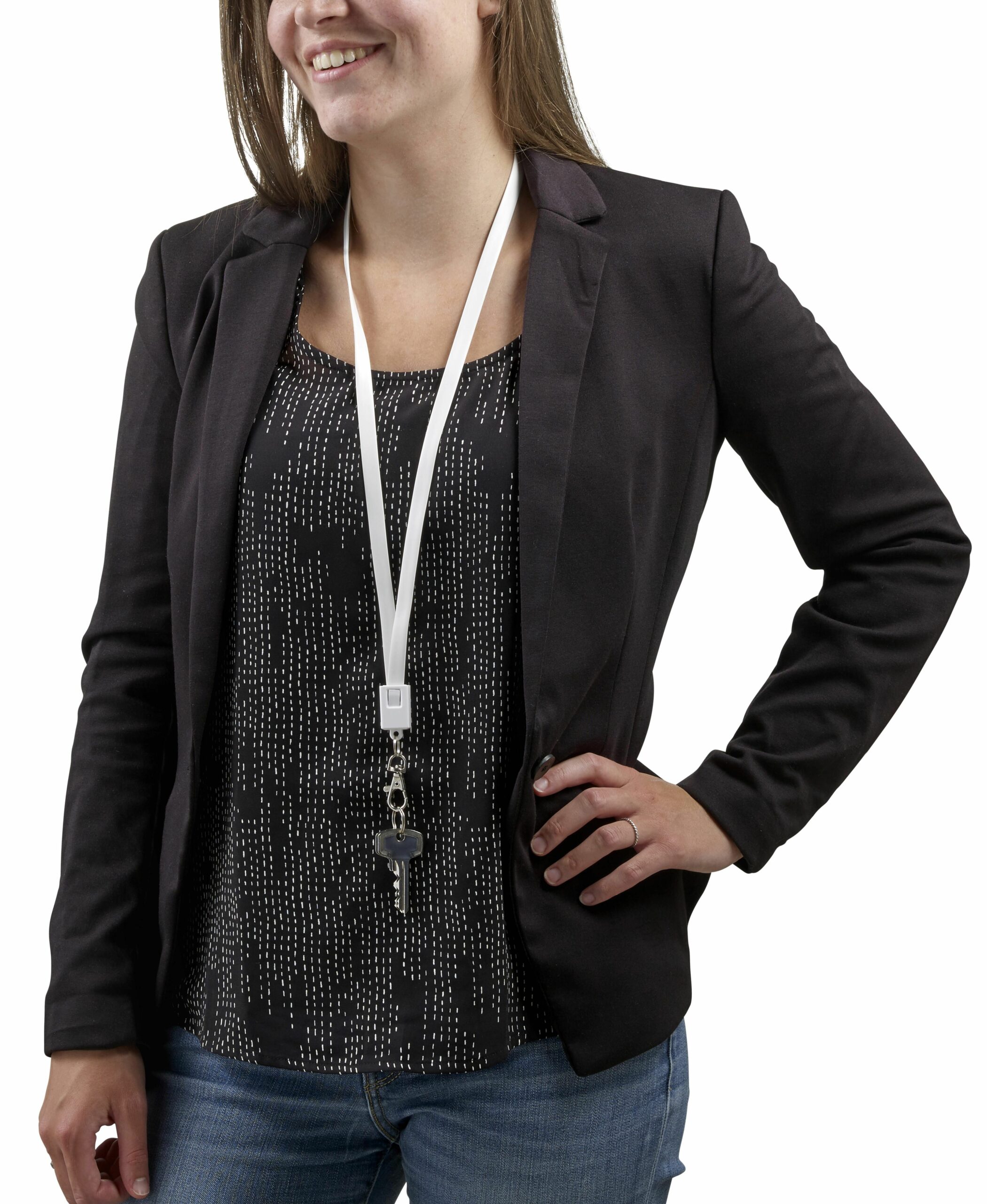 Lanyard TPE con cable cargador Marguerite - Imagen 7