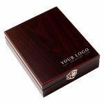 Set de vino en caja de madera Brady