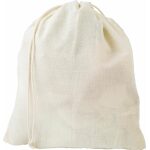 Bolsa 100% algodón orgánico con rejilla en un lateral. Freddy