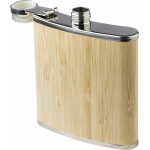 Petaca de acero inox. y bambú Hayden