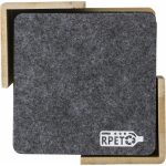 Set de posavasos de fieltro rPET Lawrence