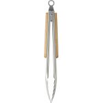 Pinzas de acero inox. y bambú Zephyr