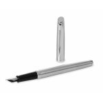 Pluma Waterman de acero inox.