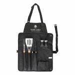 Delantal con set de bbq Hugo