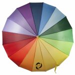 Paraguas multicolor de poliéster Haya