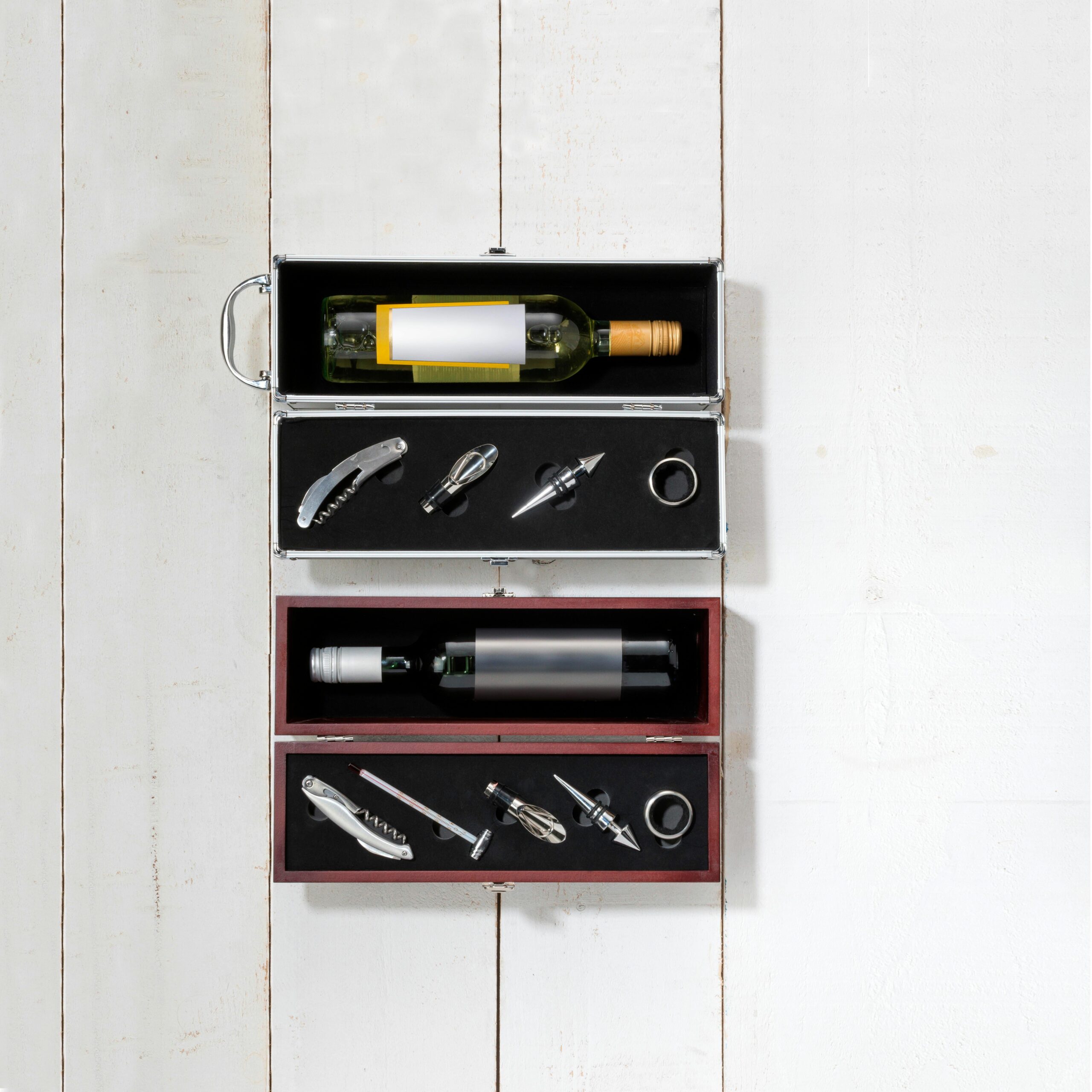 Caja de madera con set de vino Nikita - Imagen 2