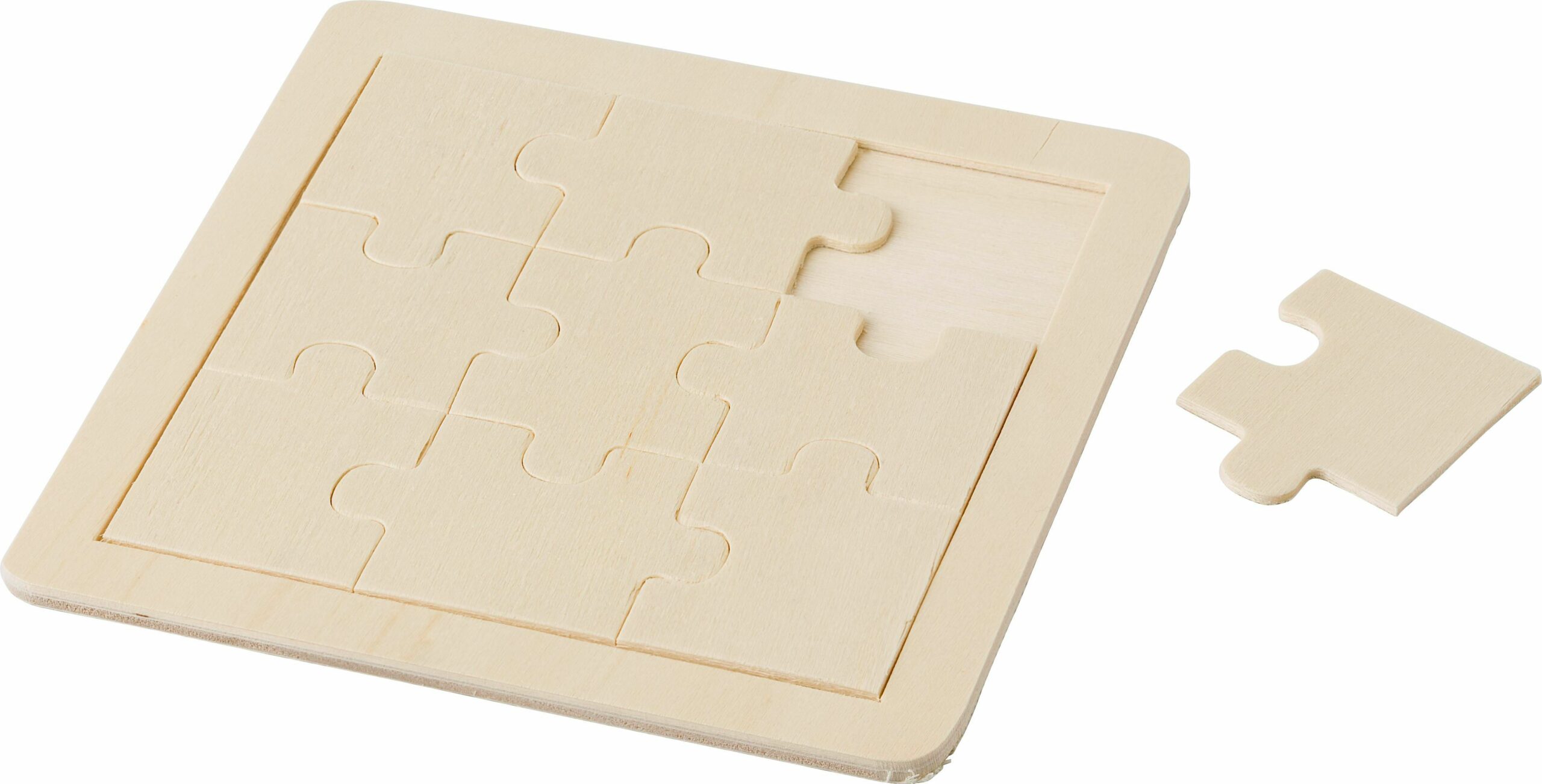 Puzzle de madera con 9 piezas Alvaro - Imagen 2