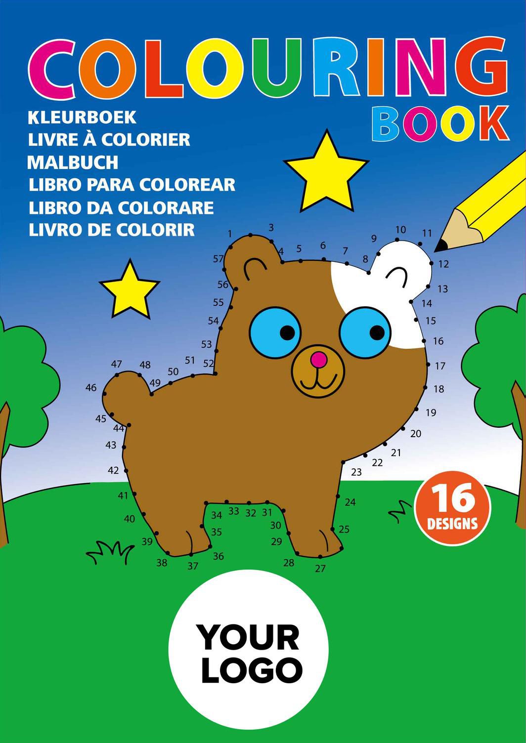 Cuaderno de cartón para colorear Constanze - Imagen 2