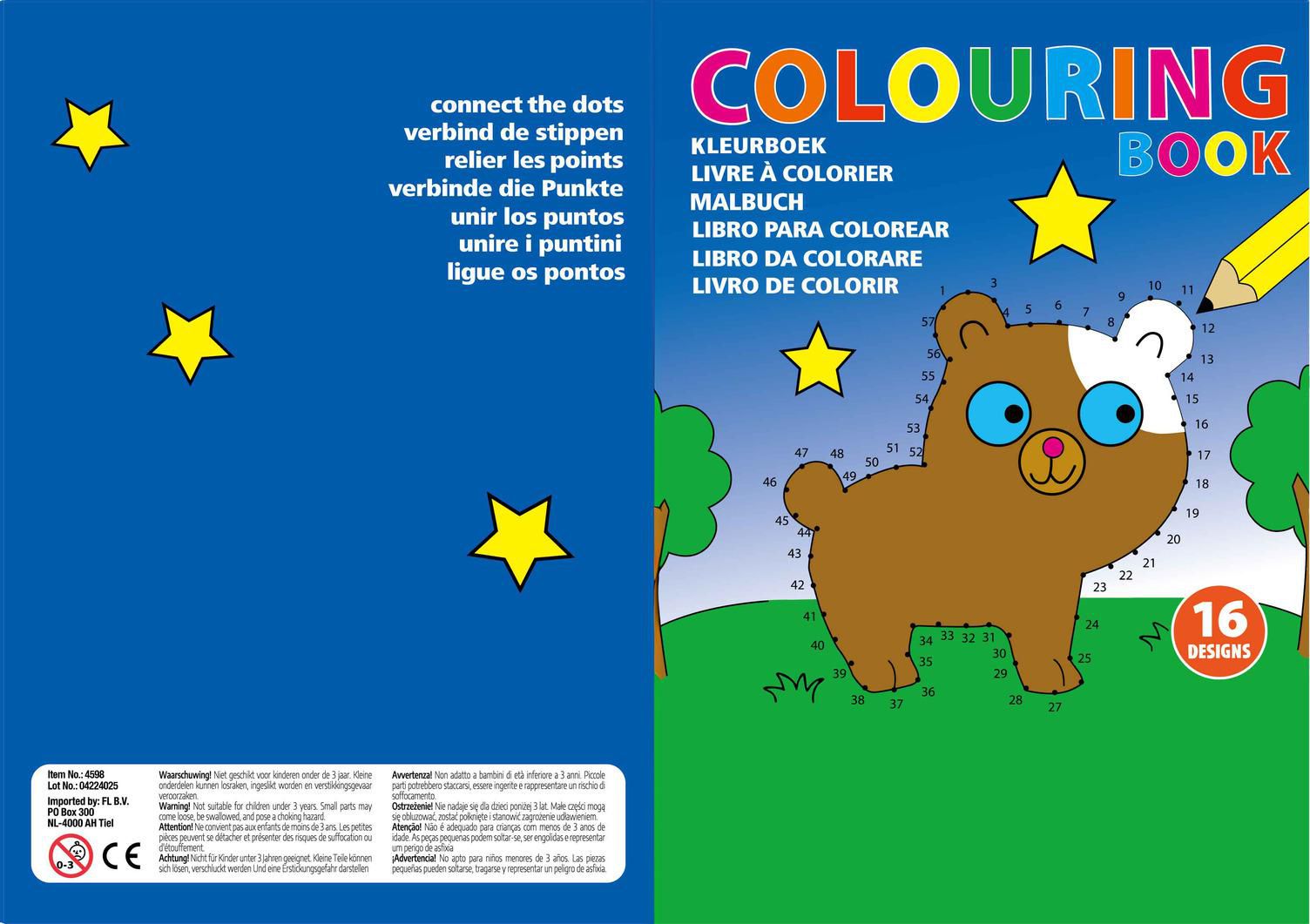 Cuaderno de cartón para colorear Constanze - Imagen 3