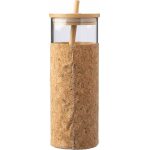 Vaso de vidrio y corcho Marlies