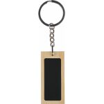 Llavero rectangular de bambú Geoffrey