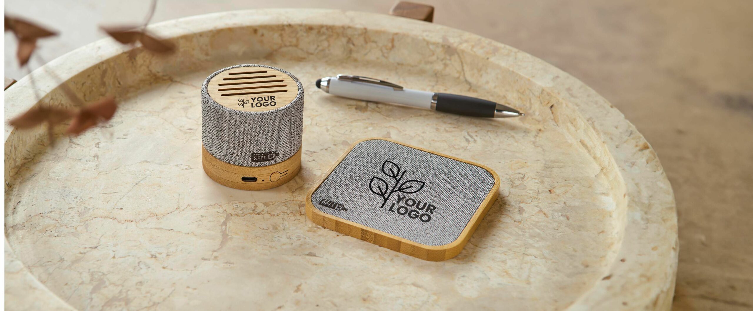 Altavoz inalámbrico de bambú Cory - Imagen 6