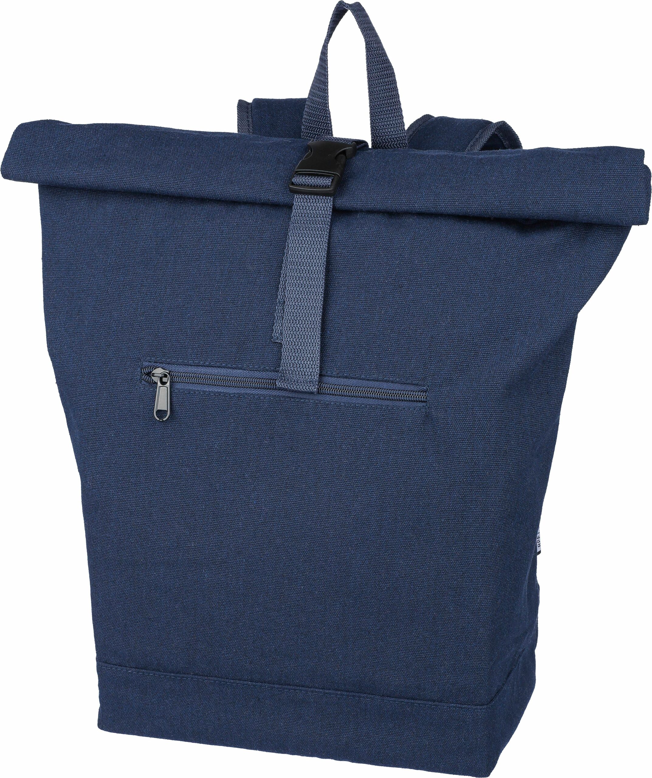 Mochila enrollable de polialgodón reciclado Thaddeus - Imagen 8
