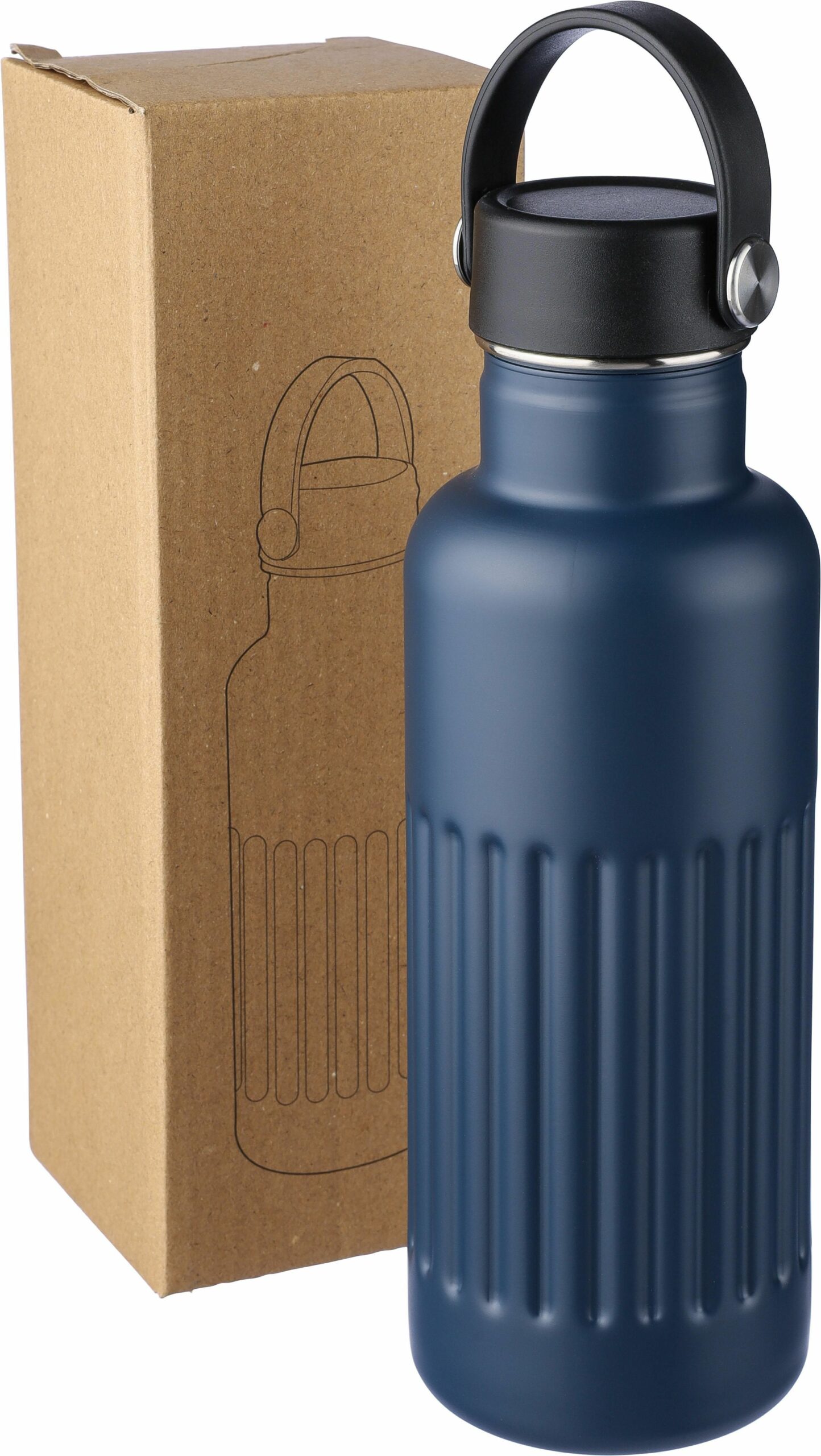 Botella de acero inox. reciclado Lior 500 ml - Imagen 4