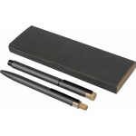 Set de escritura de aluminio reciclado lacado Ilaria