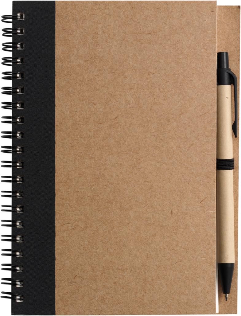 Cuaderno Stella | Cartón reciclado | Rayado | Bolígrafo - Imagen 2