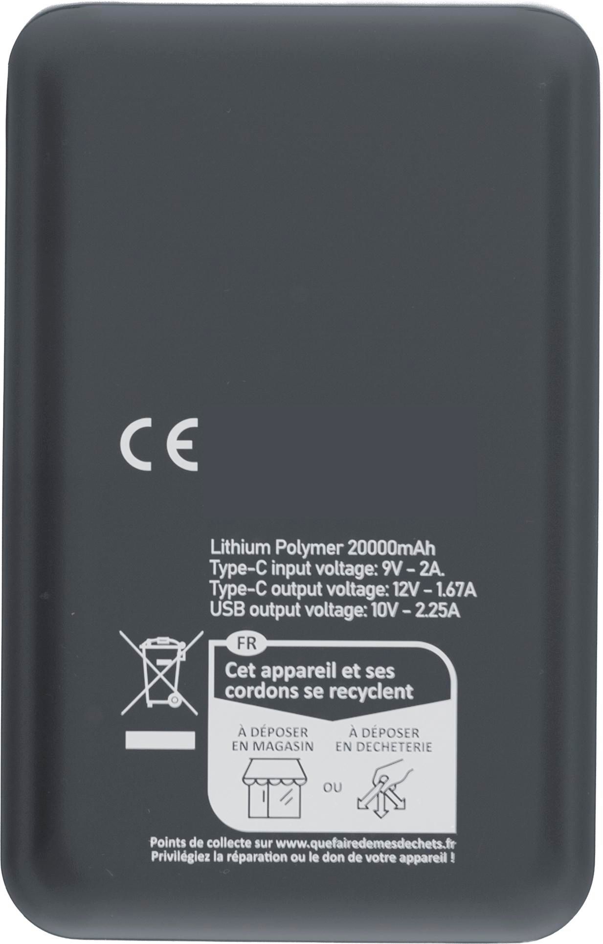 Power Bank de ABS reciclado Rayen - Imagen 7