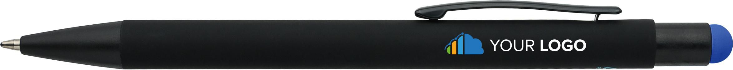 Bolígrafo de aluminio recubierto de goma Formentera - Imagen 3