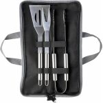 Set de bbq de acero inox. Priscilla