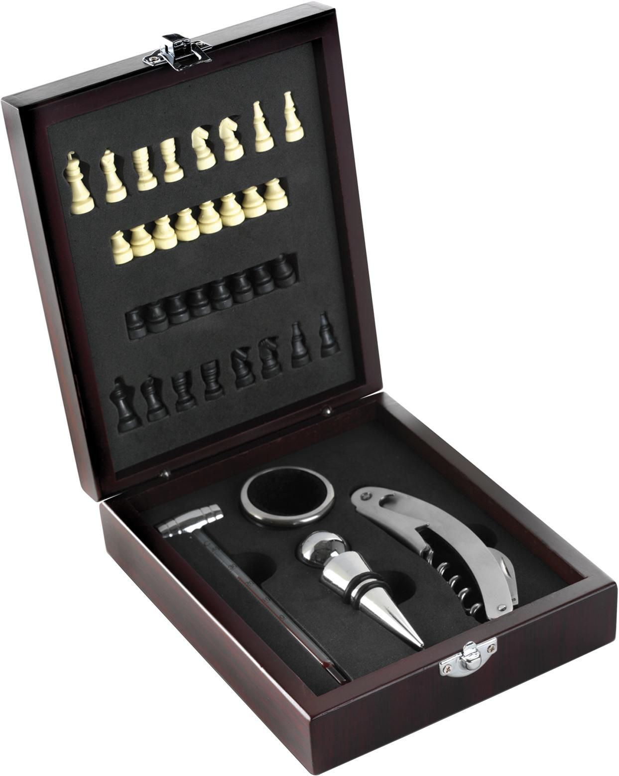 Caja de madera con set de vino Renée - Imagen 3