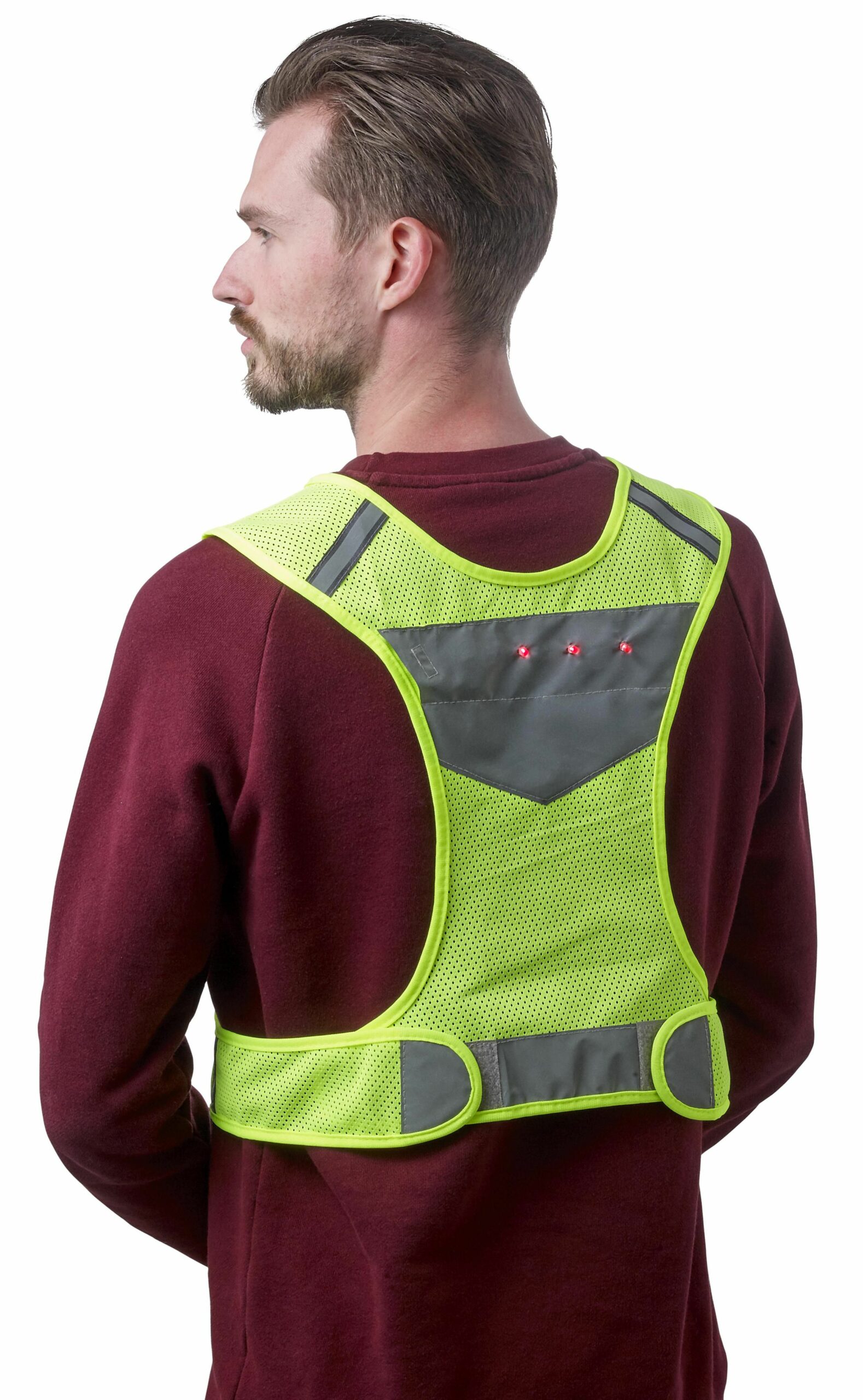 Chaleco de visibilidad de nilón Minna - Imagen 3