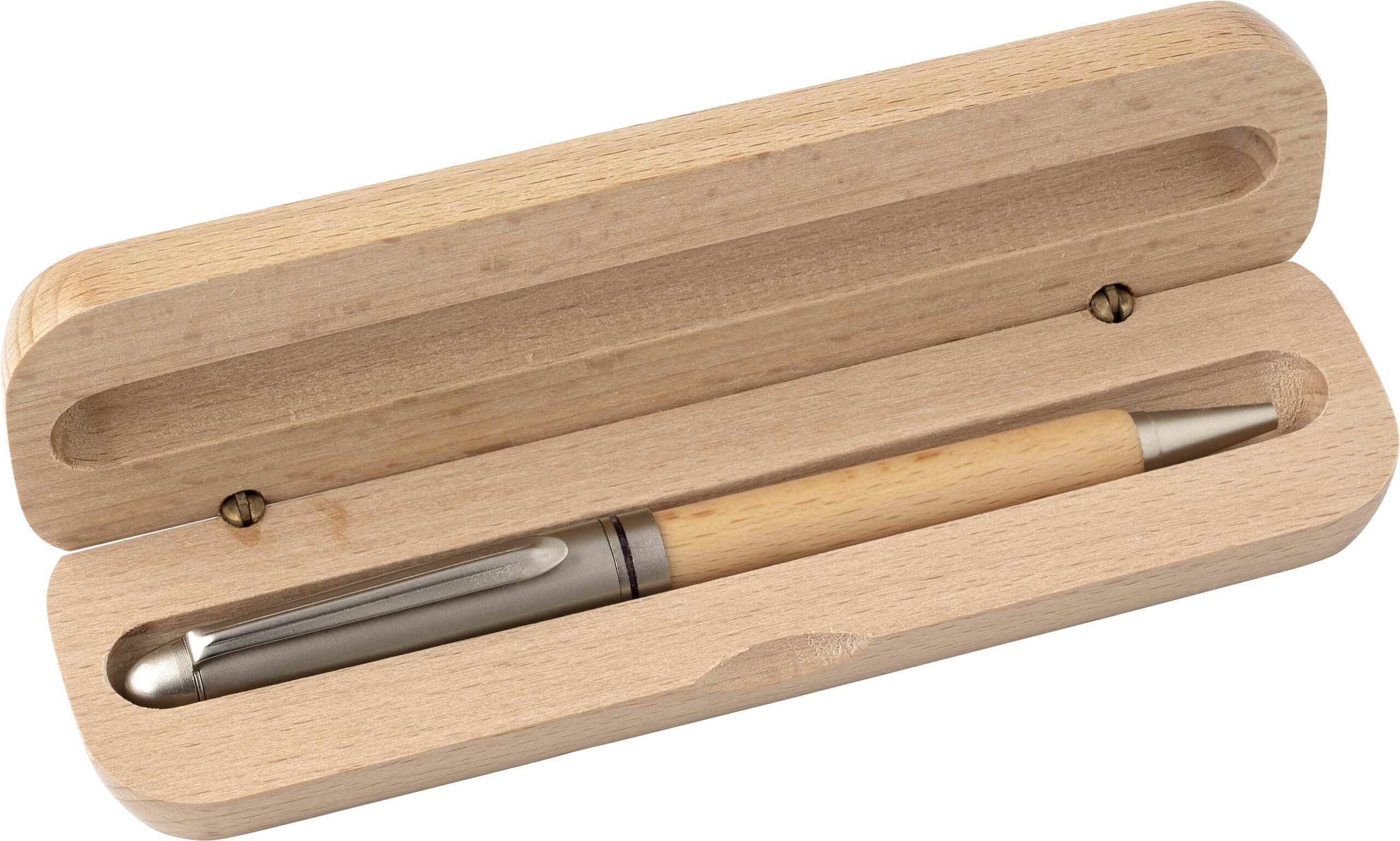 Bolígrafo de madera con estuche Tobias - Imagen 3