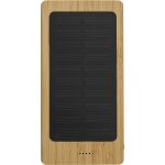 Power Bank solar de bambú Joan